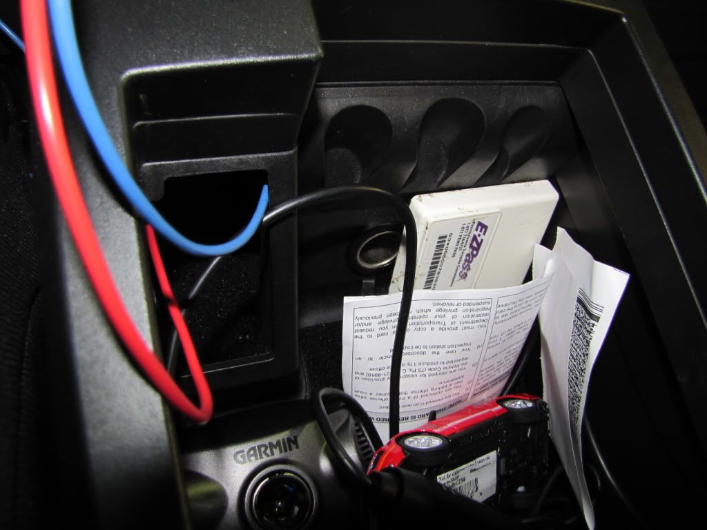 Custom toggle switch in center console